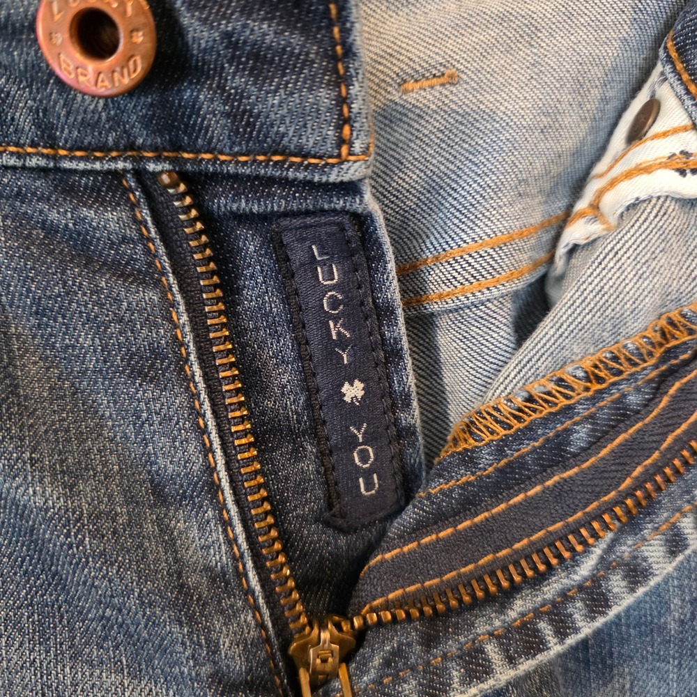 Lucky Brand Sweet N Straight Jeans Womens 10/30 Blue Excellent Straight Leg‎ - Picture 5 of 11